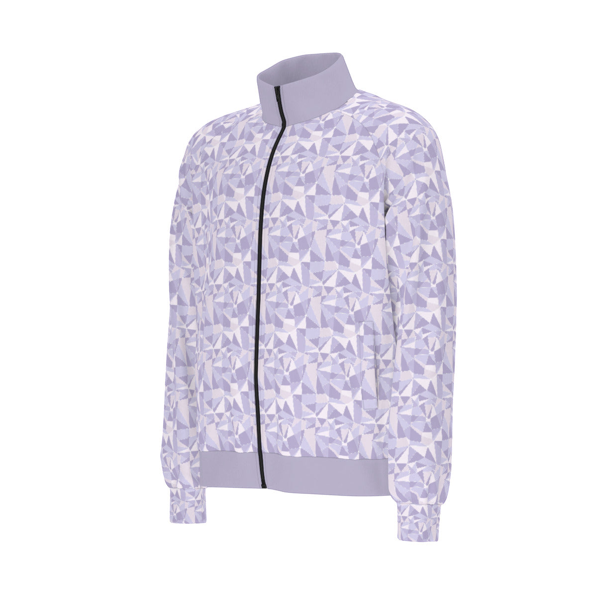 Purple Wall Unisex Stand Collar Jacket