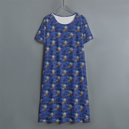 Disneyland 10K Women's Swing Dress With Short Sleeve