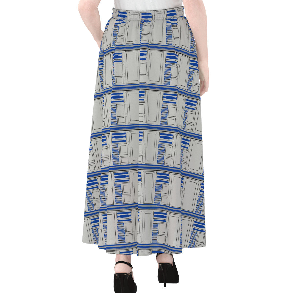 R2-D2 Women's Maxi Chiffon Skirt