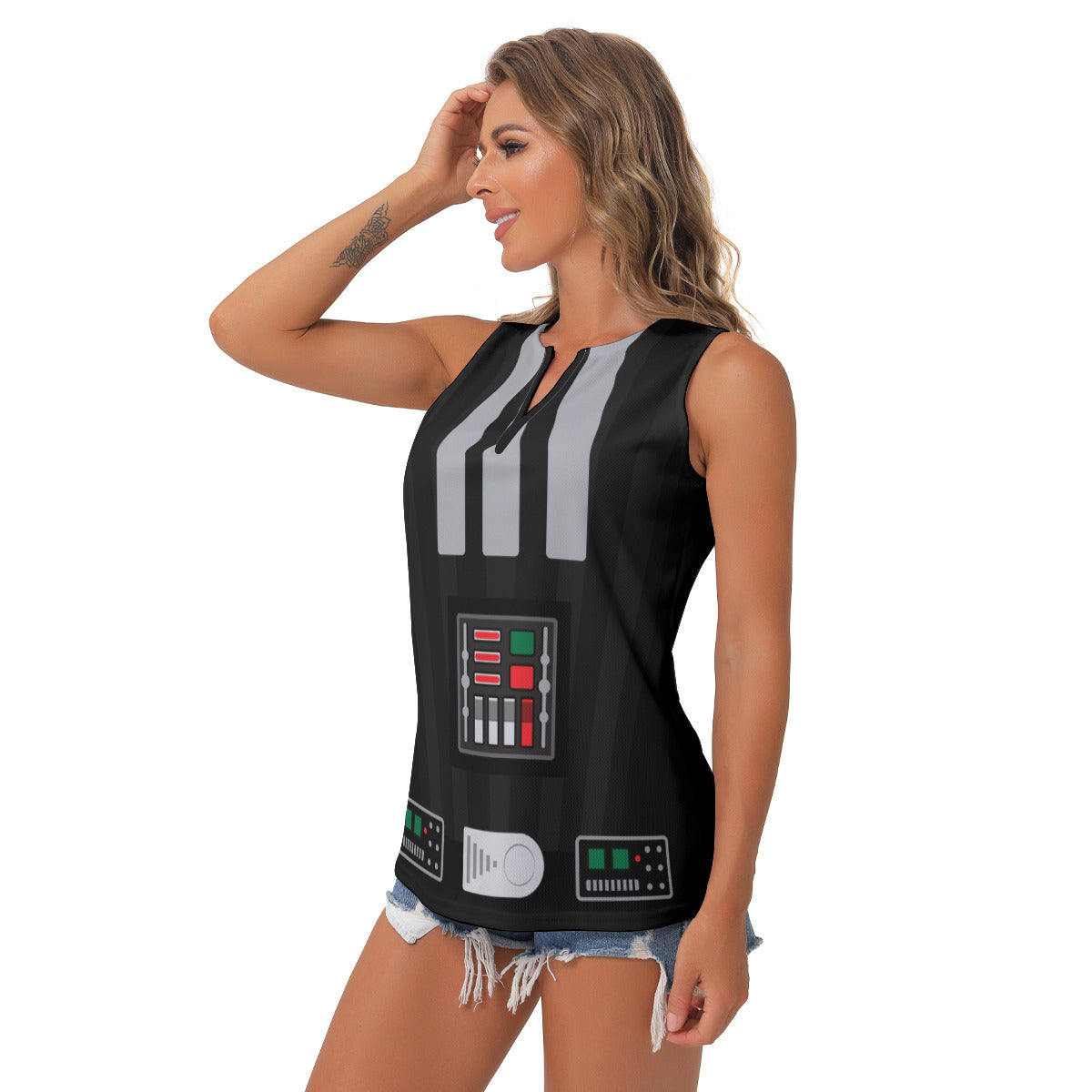 Star Wars Darth Vader Women's Sleeveless V-Neck Top