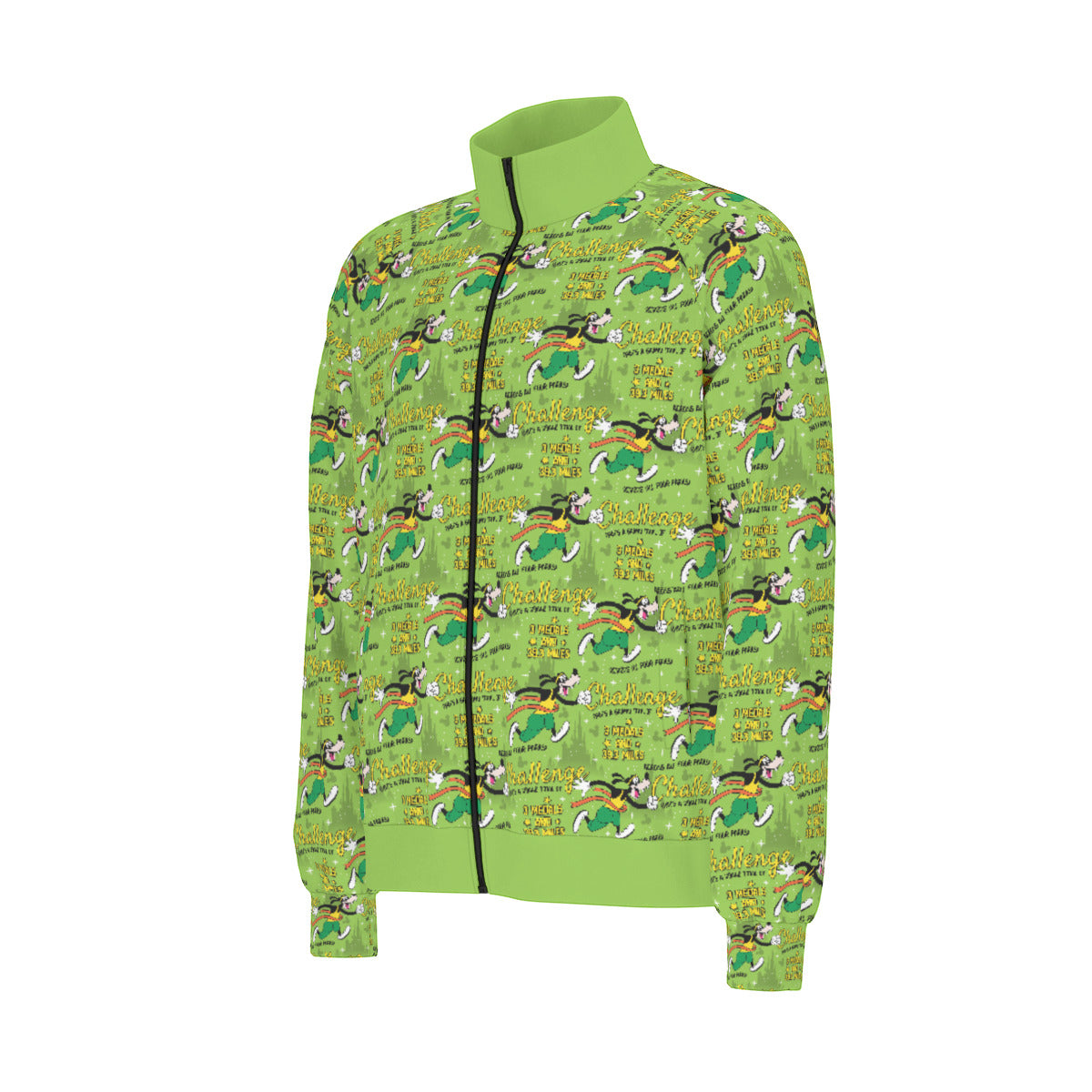 Goofy Challenge All Over Print Unisex Stand Collar Jacket