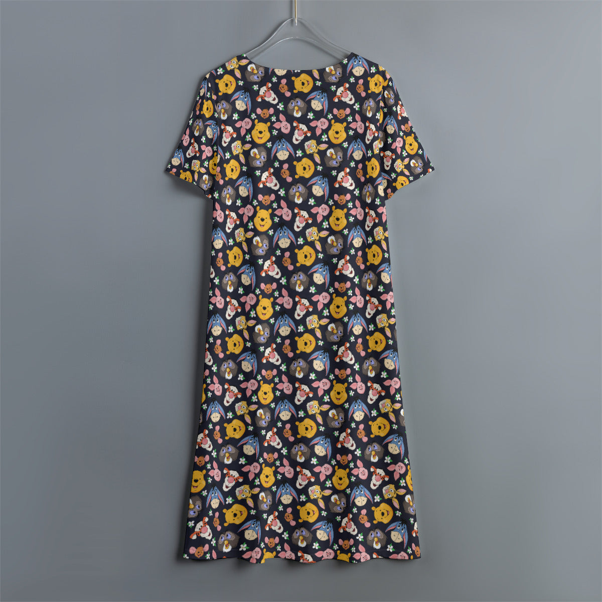 Hundred Acre Wood Friends Women's Swing Dress With Short Sleeve