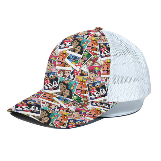 Selfies Unisex Trucker Hat With White Half Mesh