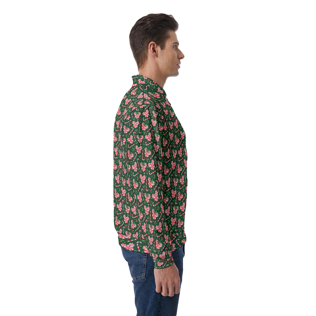 Christmas Peppermint Unisex Light Jacket