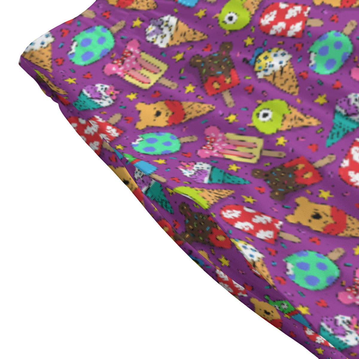 Ice Cream Women's Long Maxi Skirt With Pockets