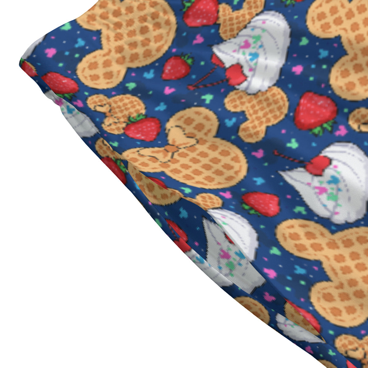 Waffles Women's Long Maxi Skirt With Pockets