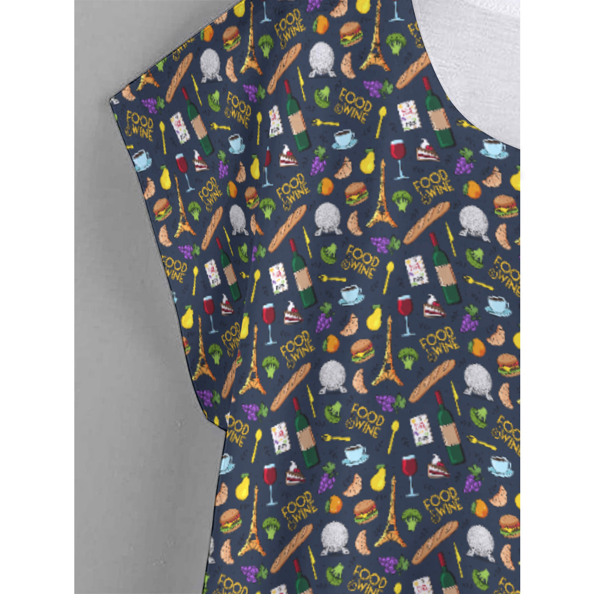 Food & Wine Plus Size Women's Curved Hem T-shirt