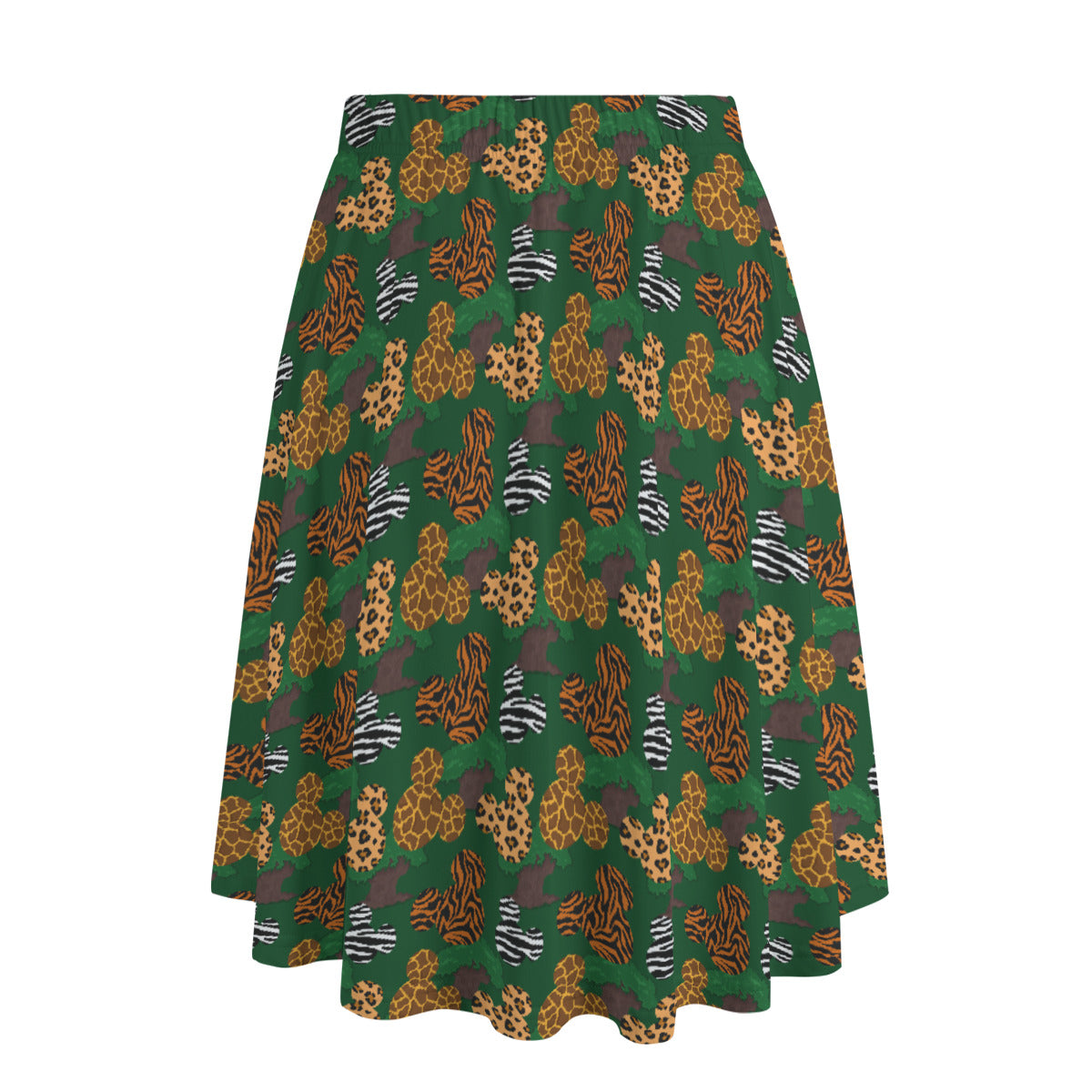 Animal Prints Women's Long Maxi Skirt With Pockets