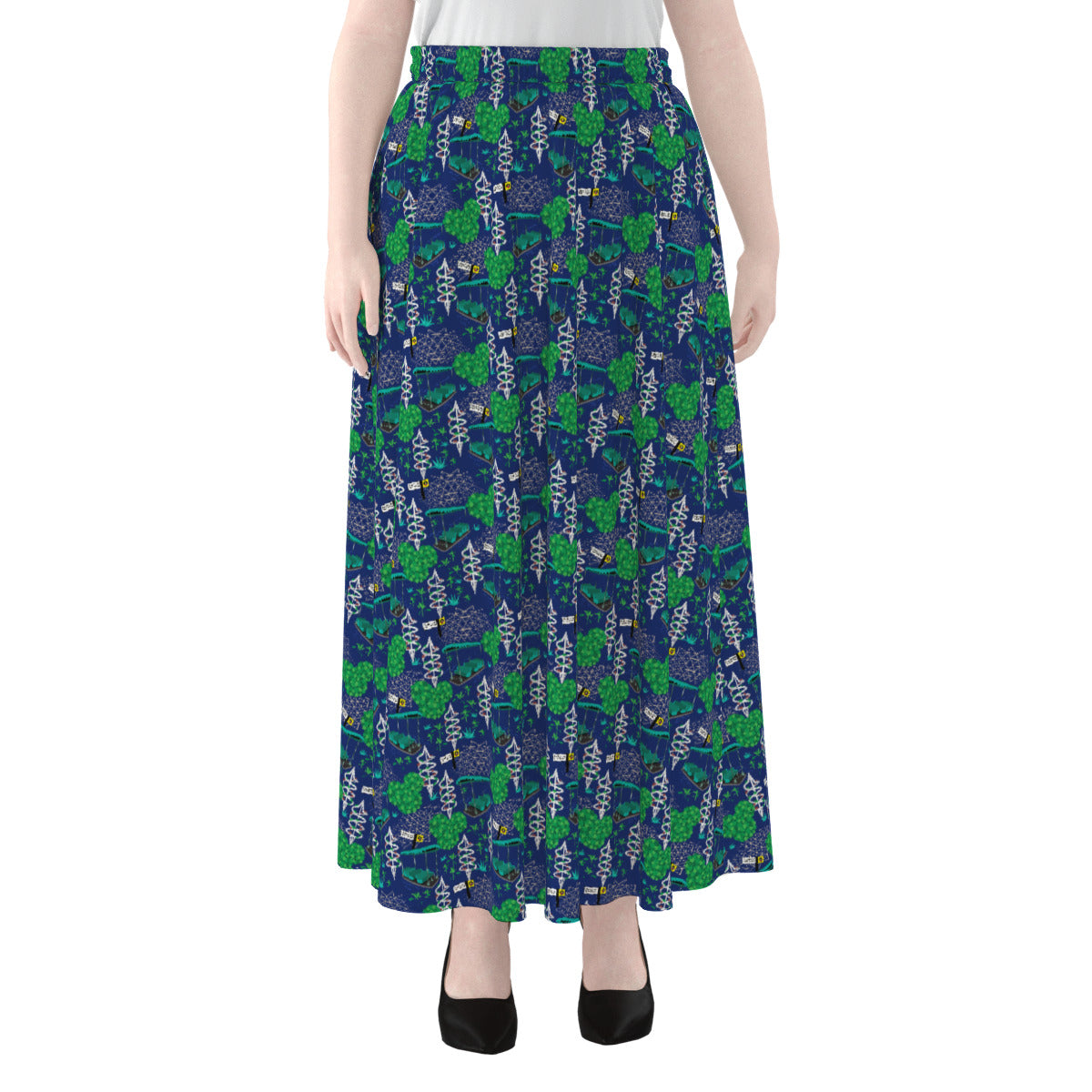 Living With The Land Women's Maxi Chiffon Skirt