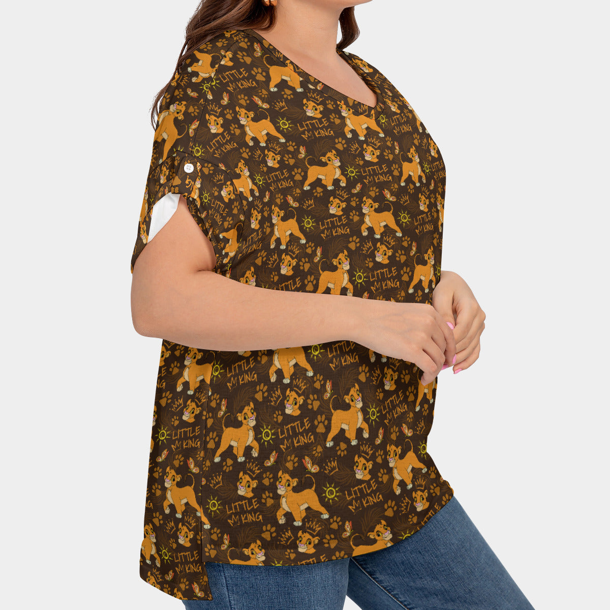 Plus size lion king shirt deals