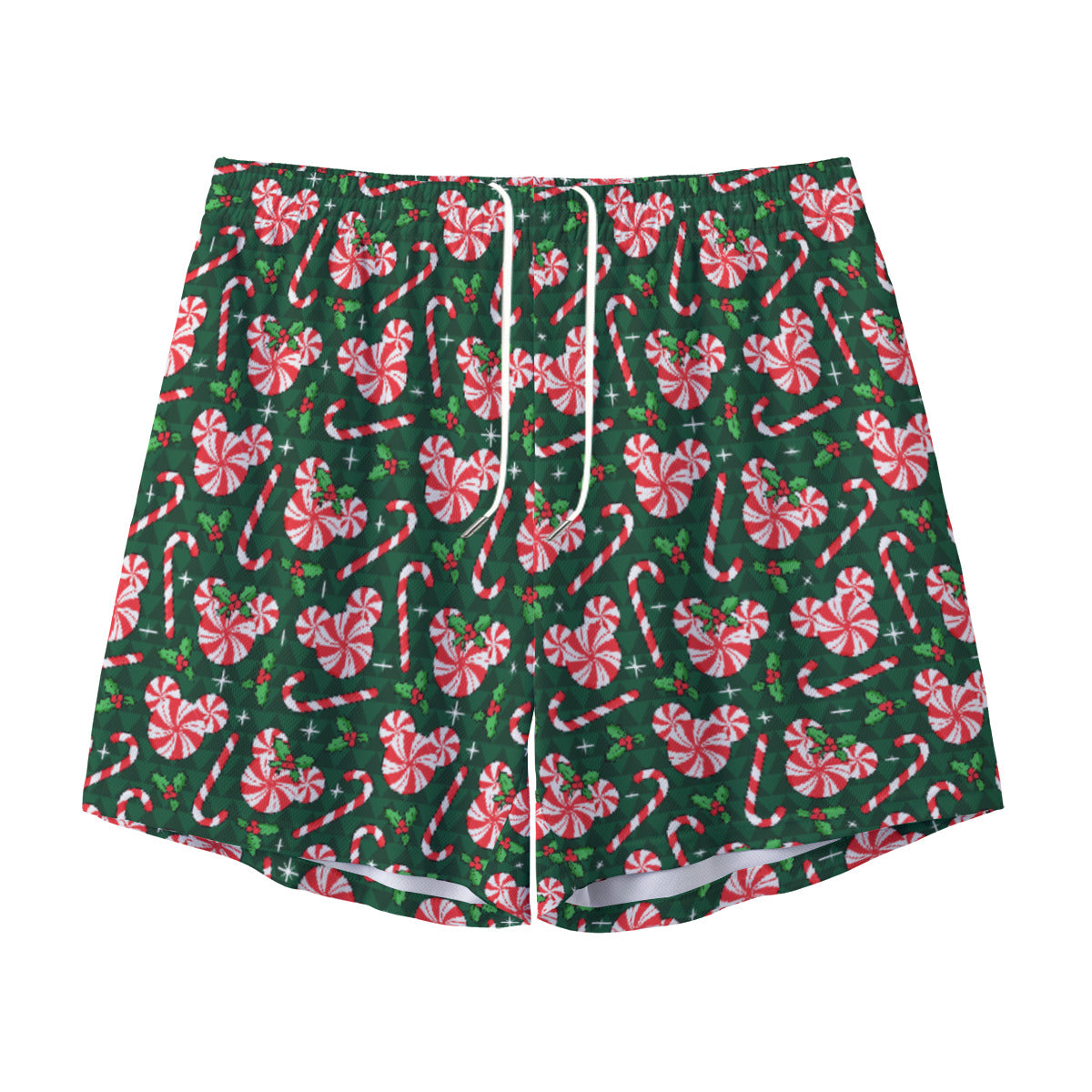 Christmas Peppermint Unisex Pocket Shorts