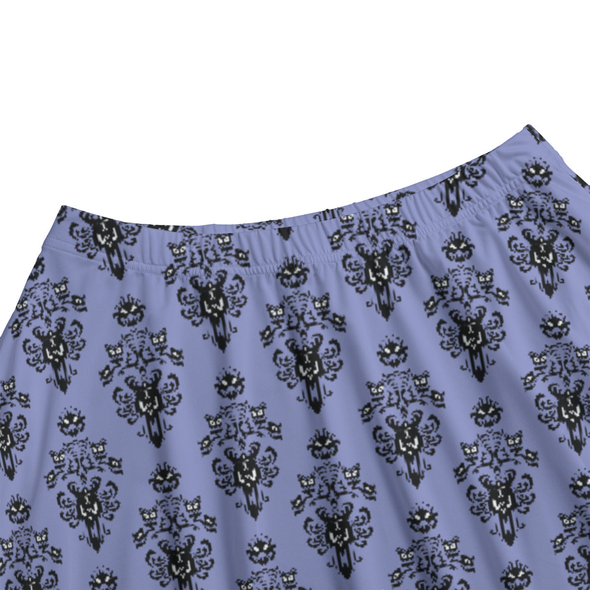 Haunted Mansion Wallpaper Women's Skirt With Pockets