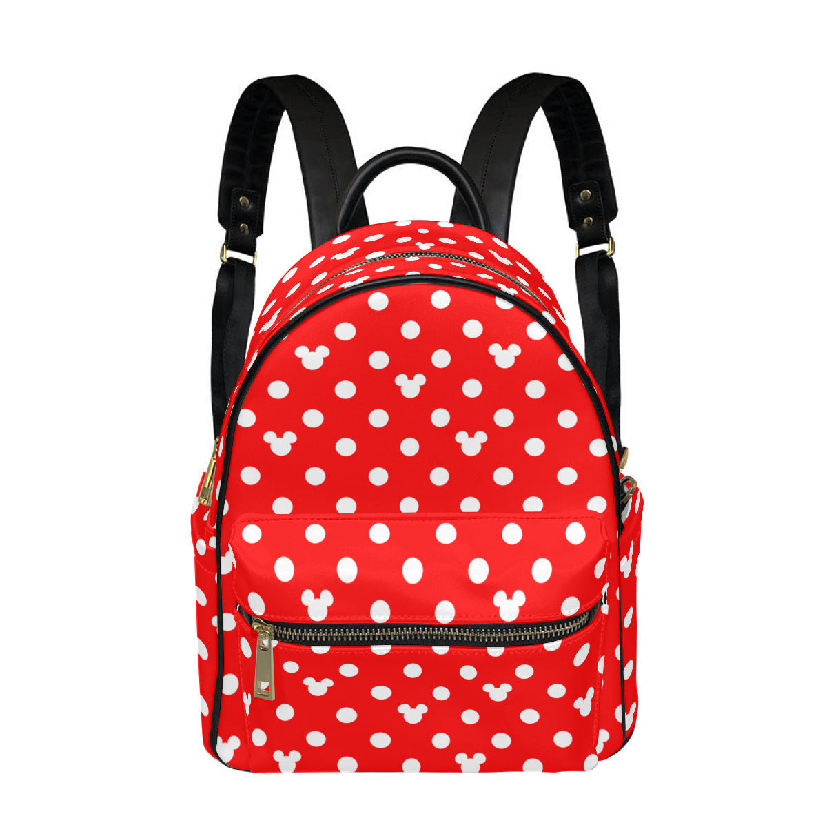 Red With White Mickey Polka Dots Mini Backpack