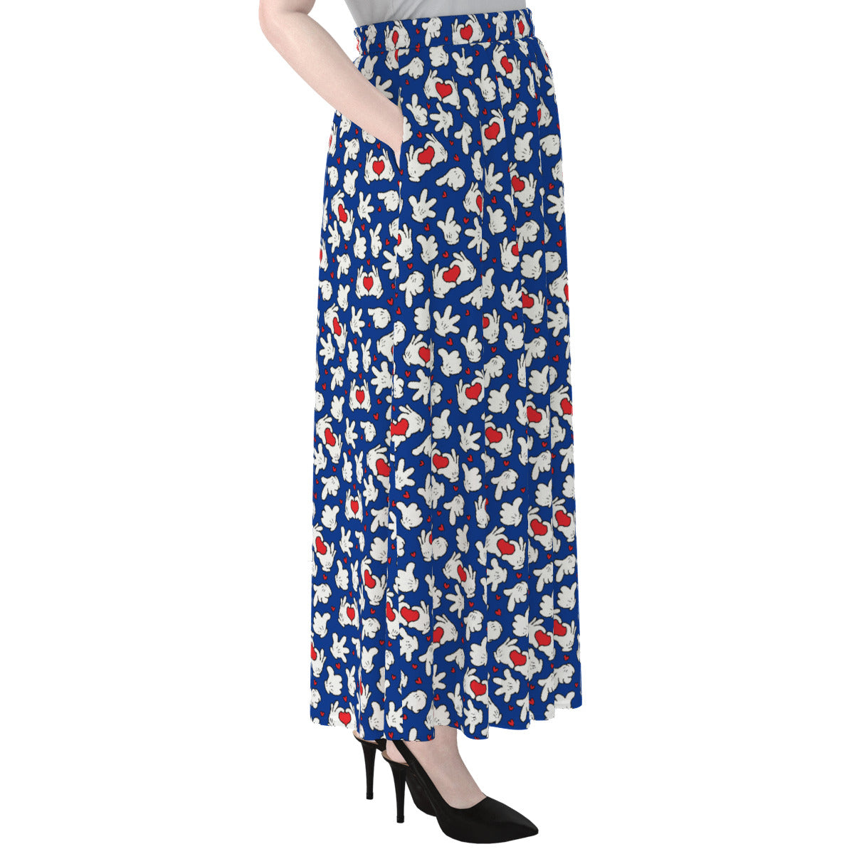Happy Hands Women's Maxi Chiffon Skirt