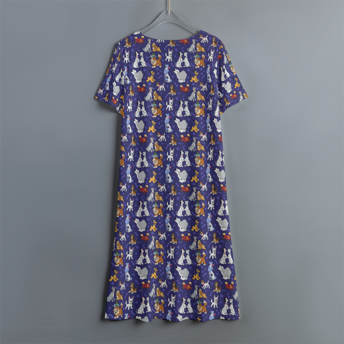 Dog Favorites Women's Swing Dress With Short Sleeve