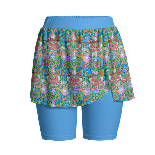 Park Map Women's Sports Skorts