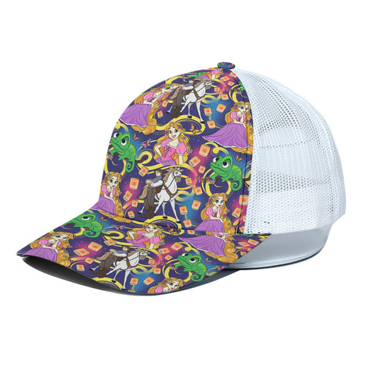 At Last I See The Light Unisex Trucker Hat With White Half Mesh