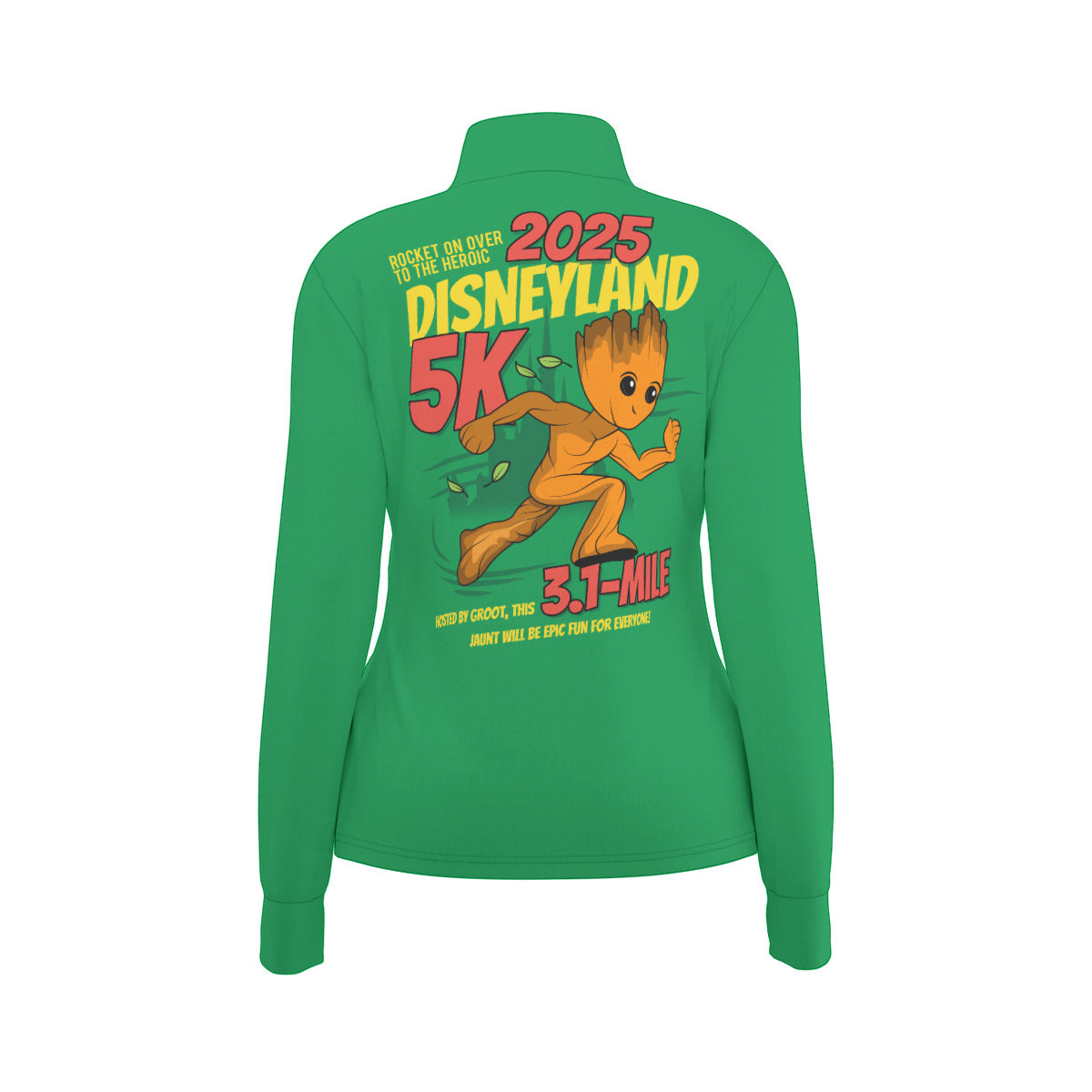 Disneyland 5K Women's Athletic Long Sleeve Thumbhole Jacket