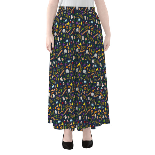 Food & Wine Women's Maxi Chiffon Skirt