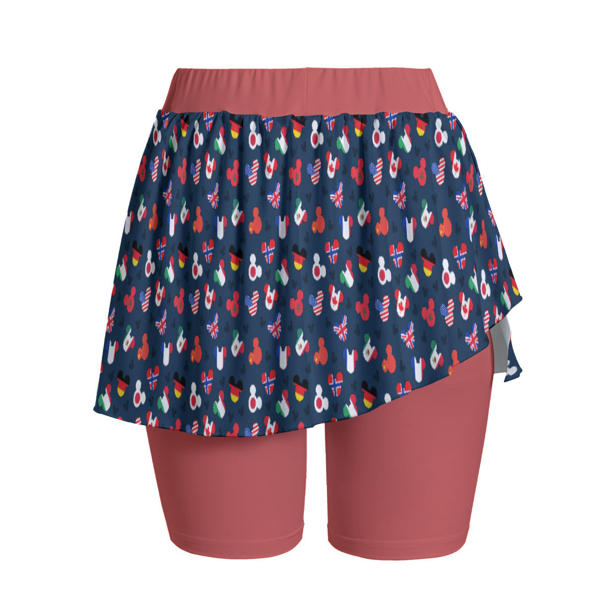 Mickey Flags Women's Sports Skorts