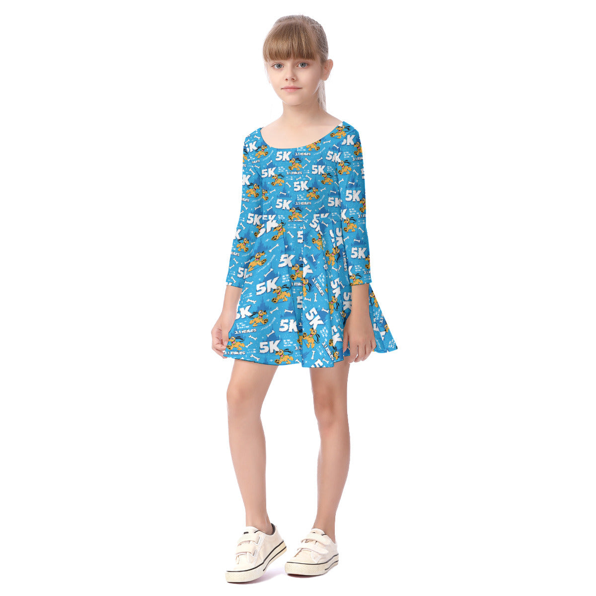 Pluto 5K Kid's Long Sleeve Dress