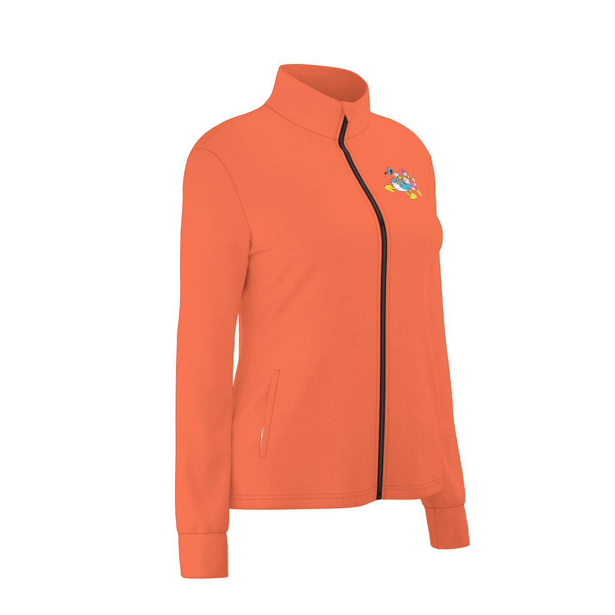 Donald And Daisy Half Marathon Women's Athletic Long Sleeve Thumbhole Jacket