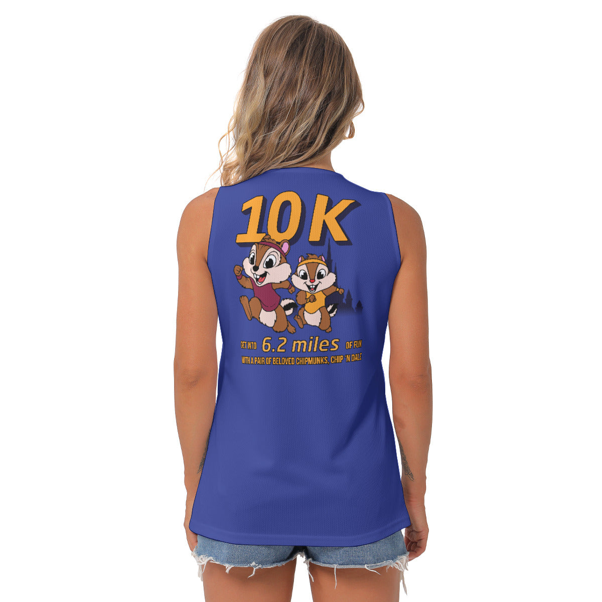 Chip And Dale 10K Women's Sleeveless V-Neck Top