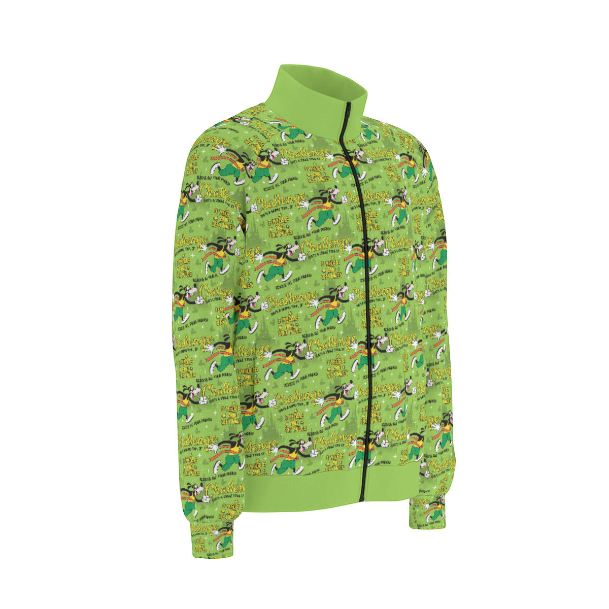 Goofy Challenge All Over Print Unisex Stand Collar Jacket