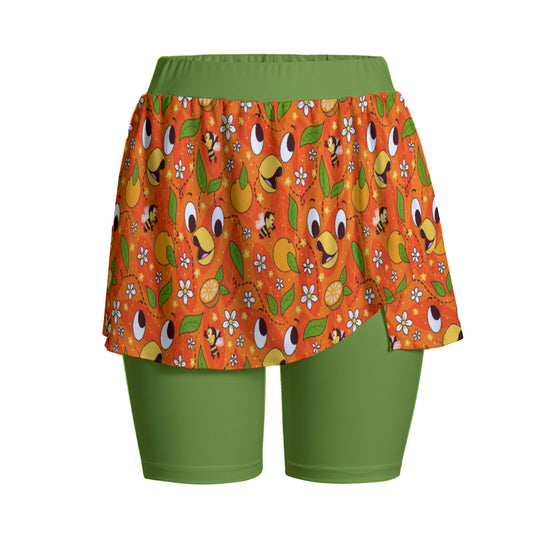 Orange Bird Women's Sports Skorts