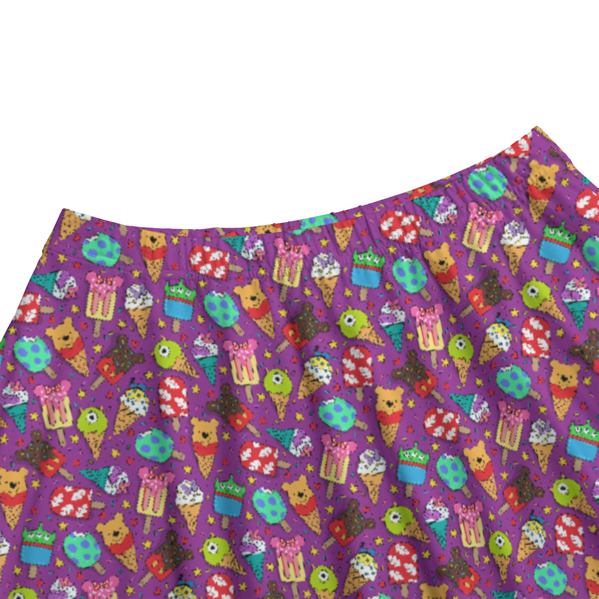 Ice Cream Women's Long Maxi Skirt With Pockets