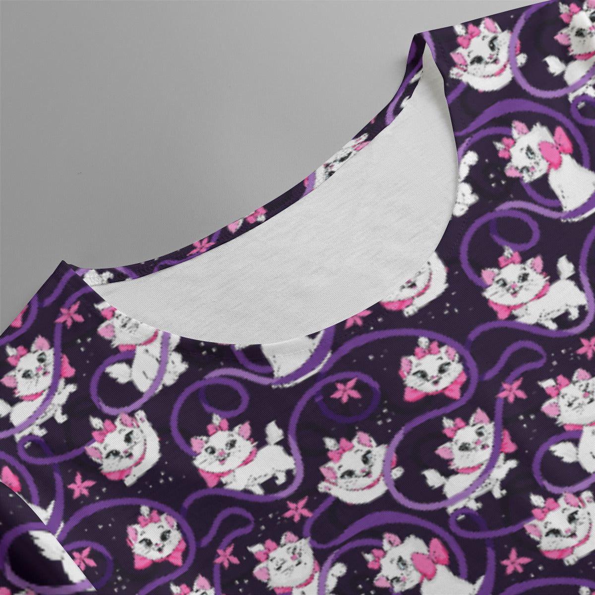 Disney Aristocats Marie Because I'm A Lady Women's Swing Dress With Short Sleeve