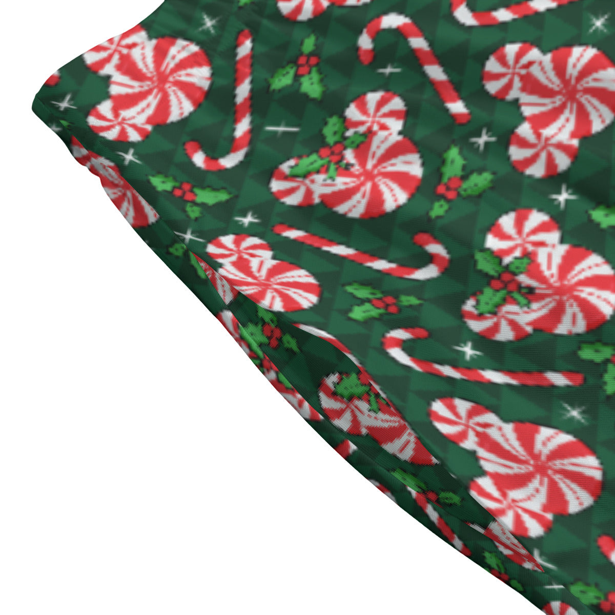 Christmas Peppermints Women's Long Maxi Skirt With Pockets