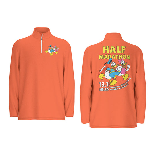 Donald And Daisy Half Marathon Men's Athletic Long Sleeve Jacket