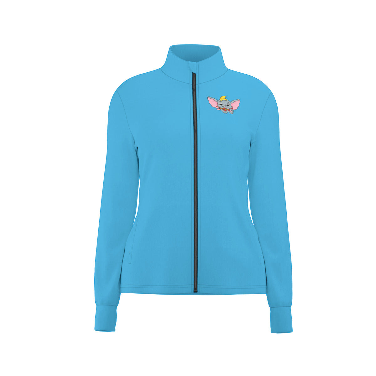 Disneyland Dumbo Double Dare Women's Athletic Long Sleeve Thumbhole Jacket