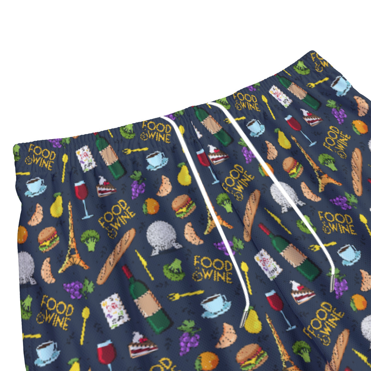 Food & Wine Unisex Pocket Shorts