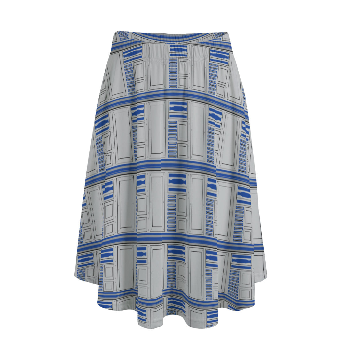 R2-D2 Women's Long Maxi Skirt With Pockets