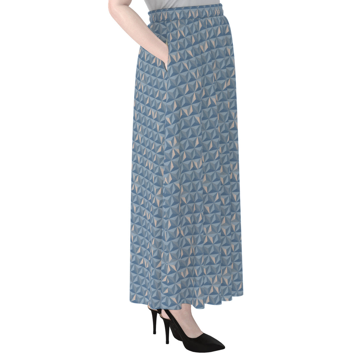 World Traveler Women's Maxi Chiffon Skirt