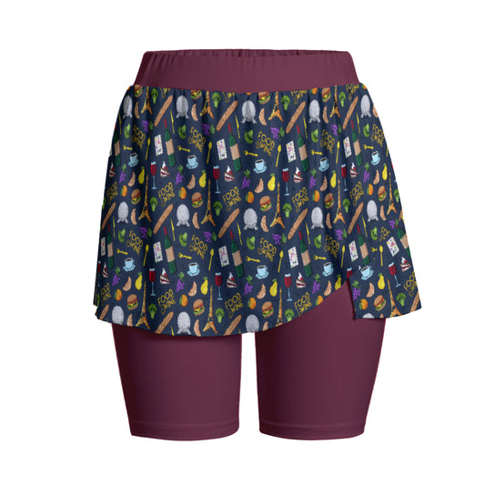 Food & Wine Women's Sports Skorts