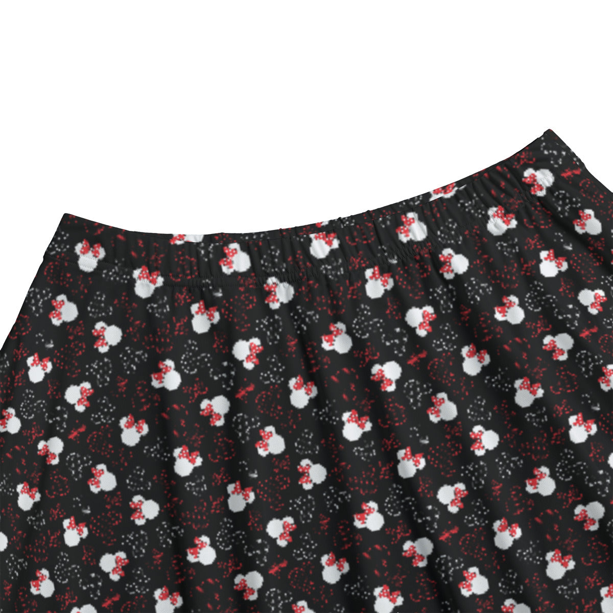 Mickey And Minnie Dots Women's Skirt With Pockets