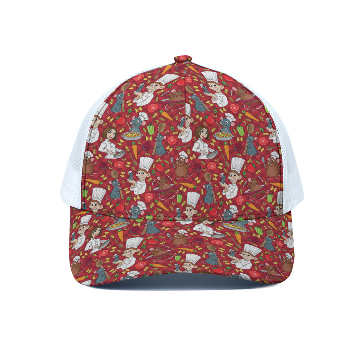 Ratatouille Unisex Trucker Hat With White Half Mesh