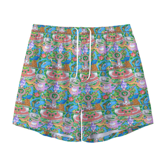 Park Map Unisex Pocket Shorts