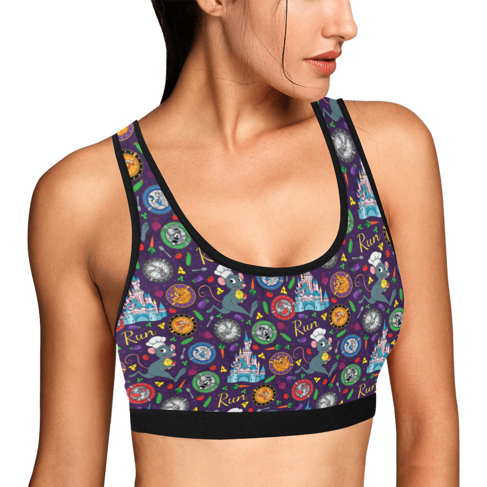 Ratatouille Wine And Dine Race Women's Sports Bra