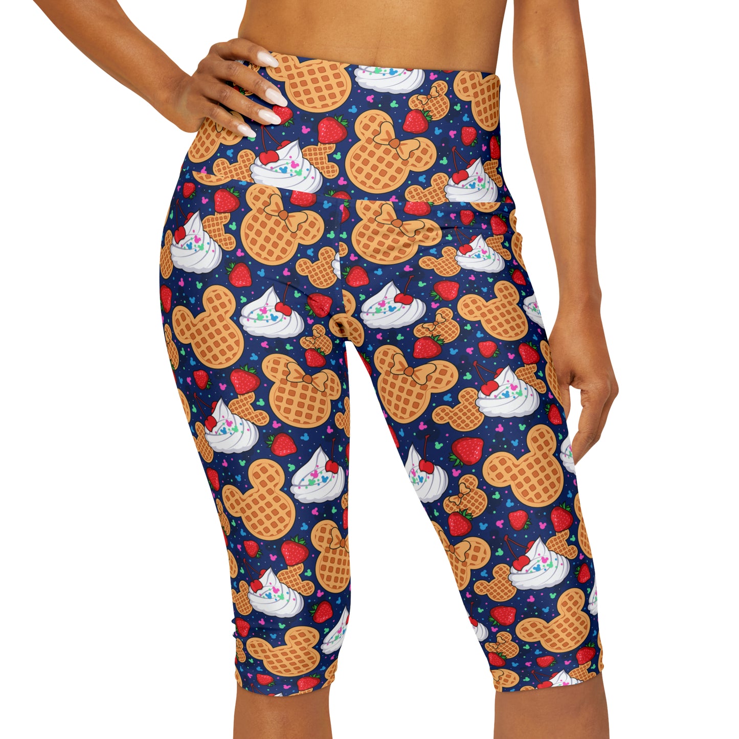 Waffles Athletic Capri Leggings