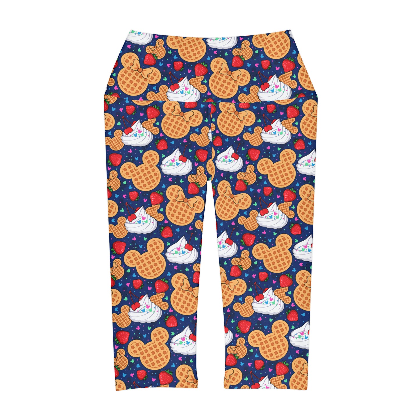 Waffles Athletic Capri Leggings