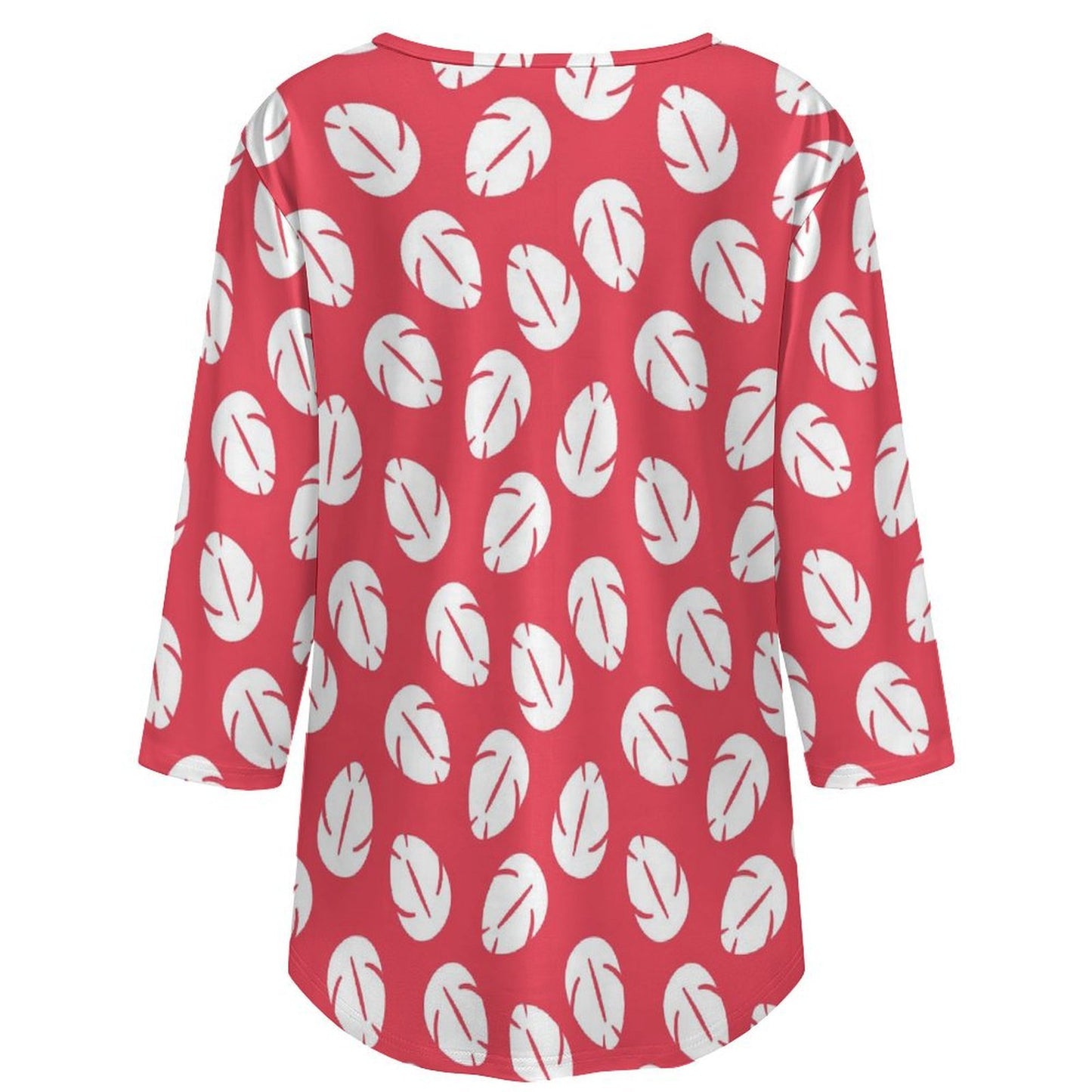 Lilo's Dress Women's 3/4 Sleeve Pleated Tunic Top - Ambrie