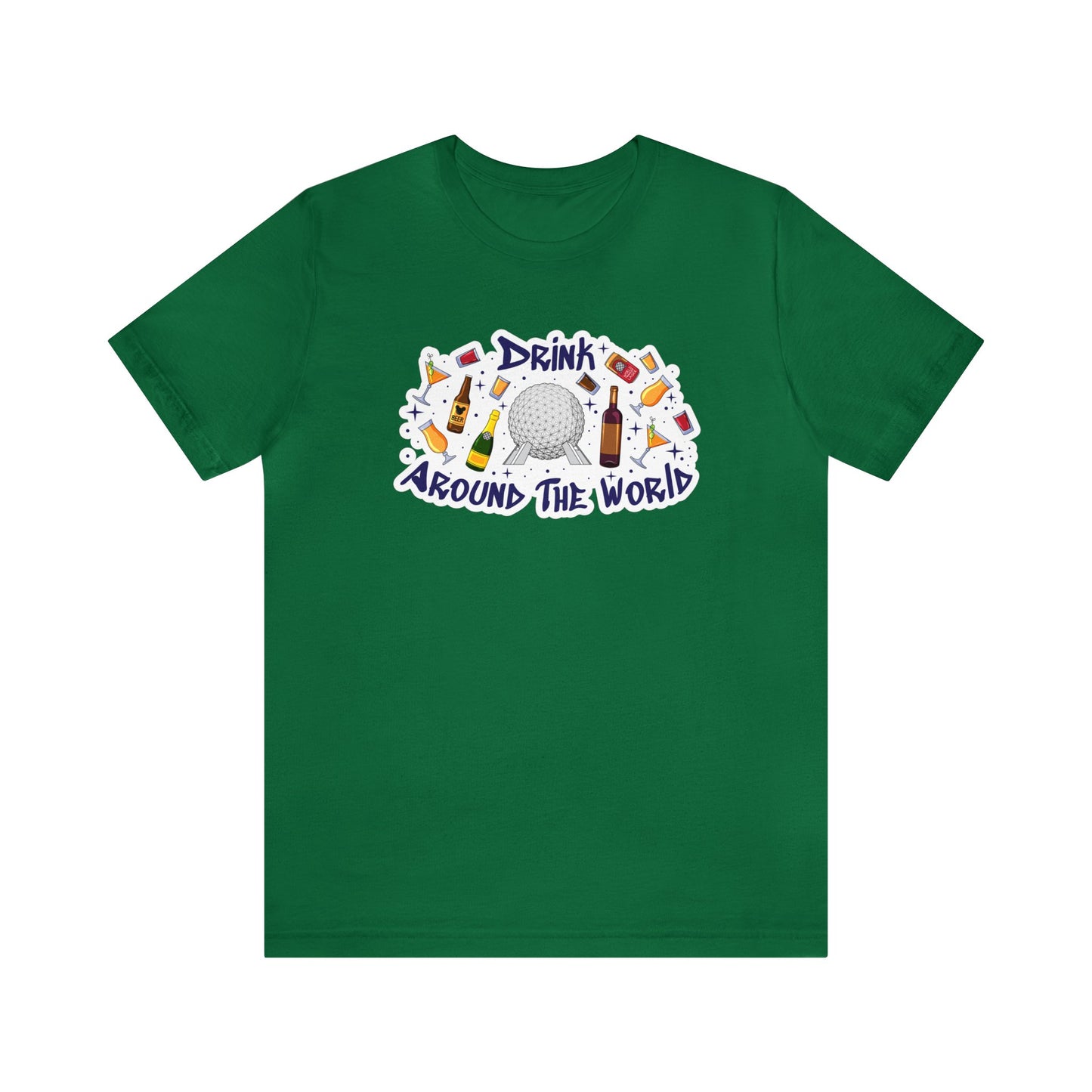 Drink Around The World Unisex Graphic Tee