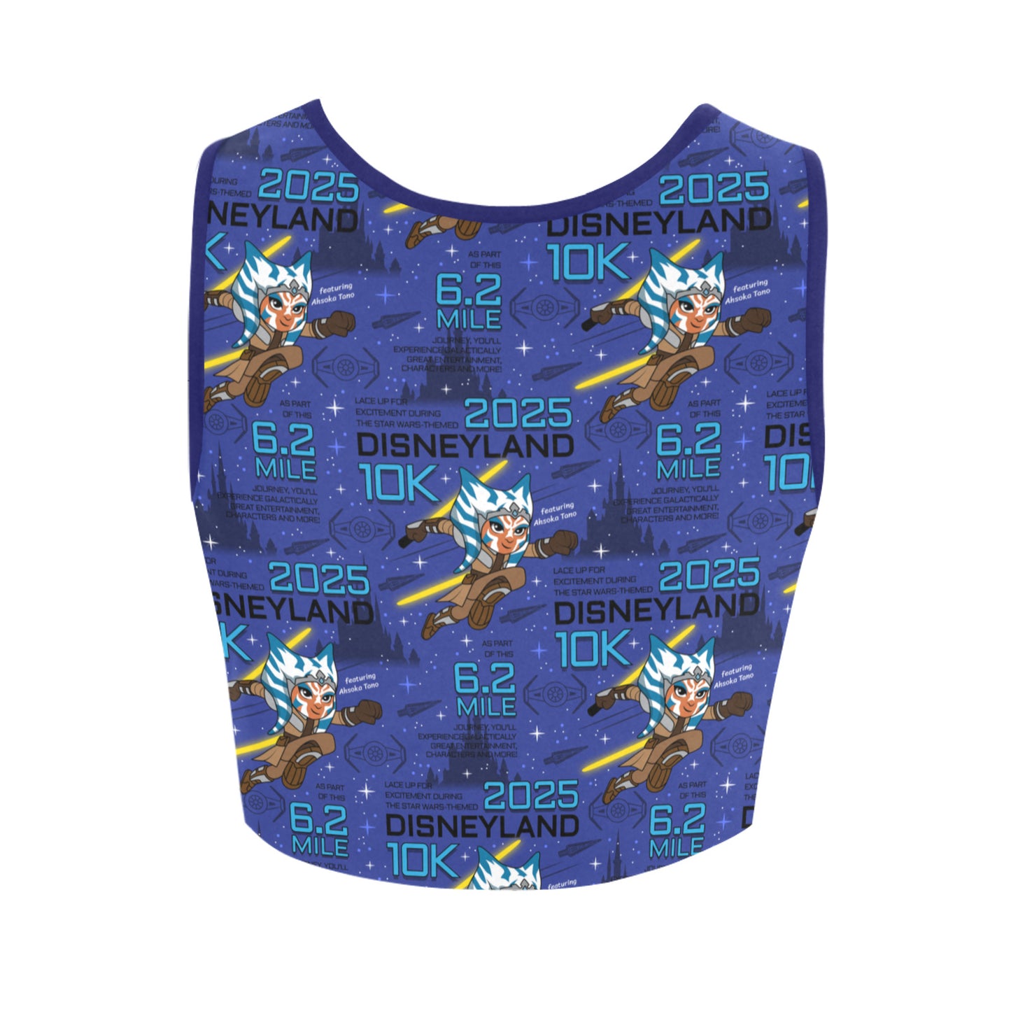 Disneyland 10K Women's Athletic Crop Top