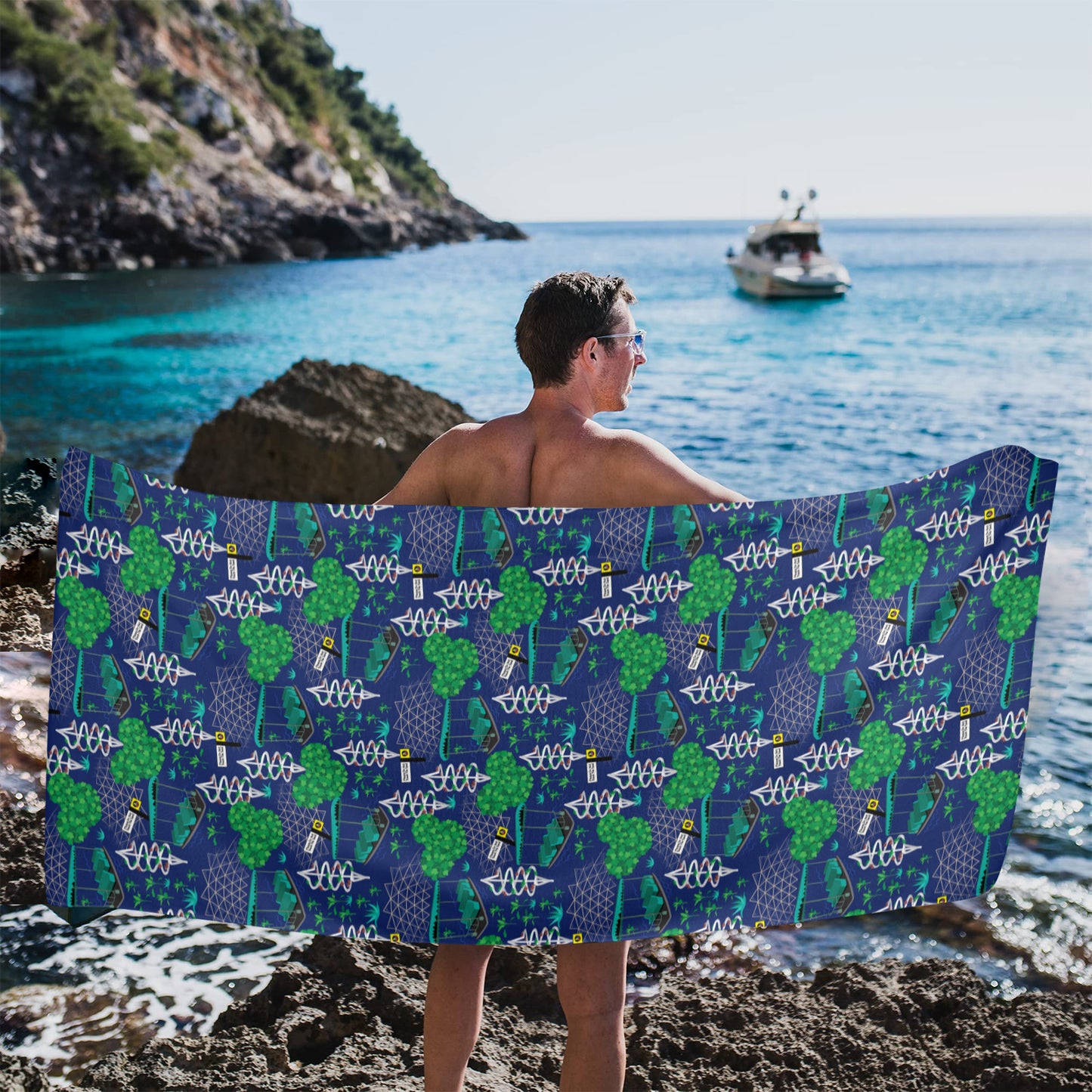 Living With The Land Beach Towel