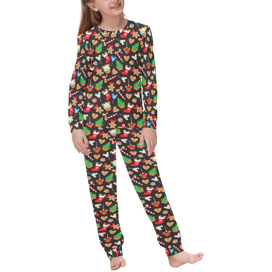 Christmas Desserts Kids' Long Sleeve Pajama Set