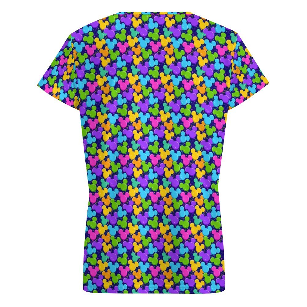 Park Balloons Women's V-Neck Short Sleeve T-Shirt